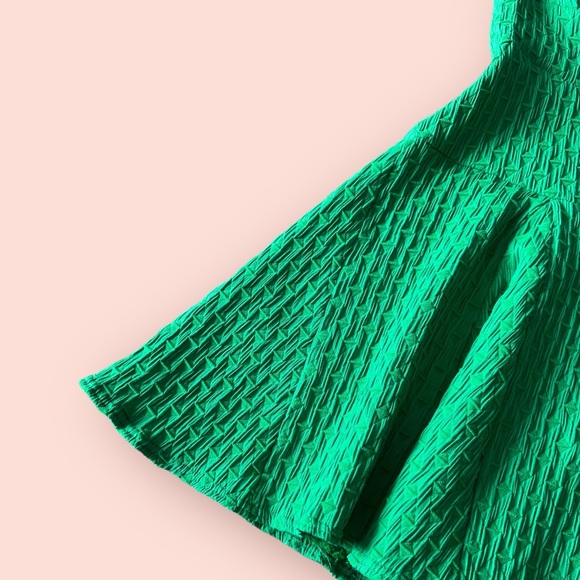 NWT Women’s Closet Designed And Made In London Green Fit And Flare Tank Dress - Picture 2 of 14